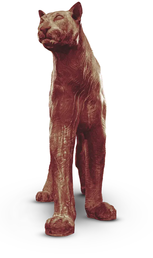 Cougar statue
